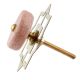 Light Pink Stone Flat Dresser Knob